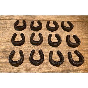 Cast Iron Horseshoe 1.5"wide Drawer Pull Cabinet D